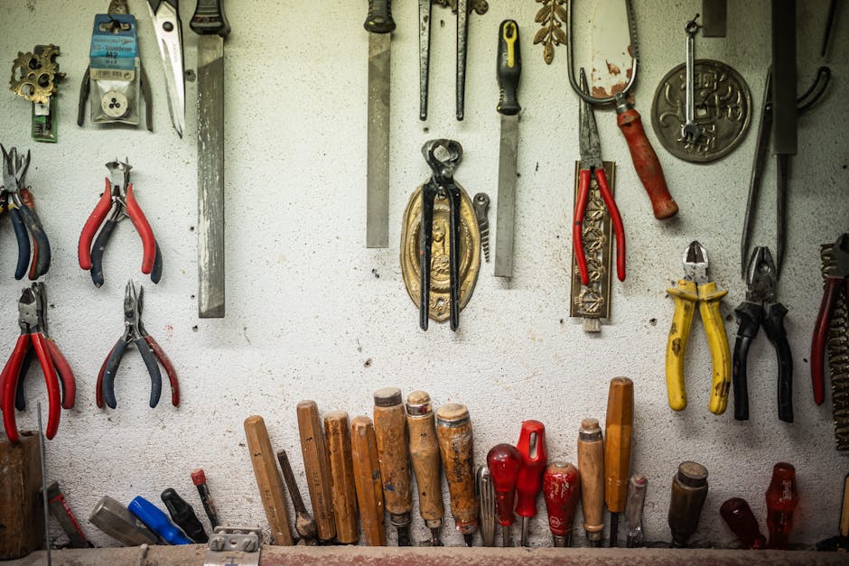 Verschiedene Taschenmesser-Typen für den Holzschnitz-Kurs